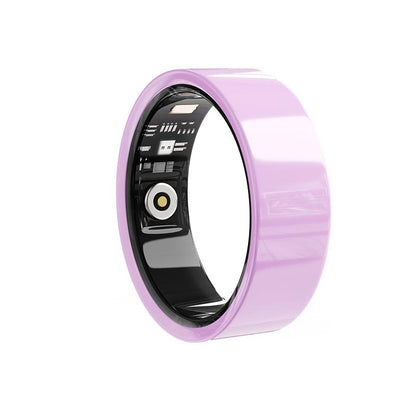 Ceramic Smart Ring, Fitness & Activity Tracker, Sleep and Heart Rate Monitoring, Female Menstrual Cycle Tracking, IP68 Waterproof, Compatible with Ios and Android. No Subscription Required. Stylish Minimalist Design—Perfect Holiday Gift for Women.