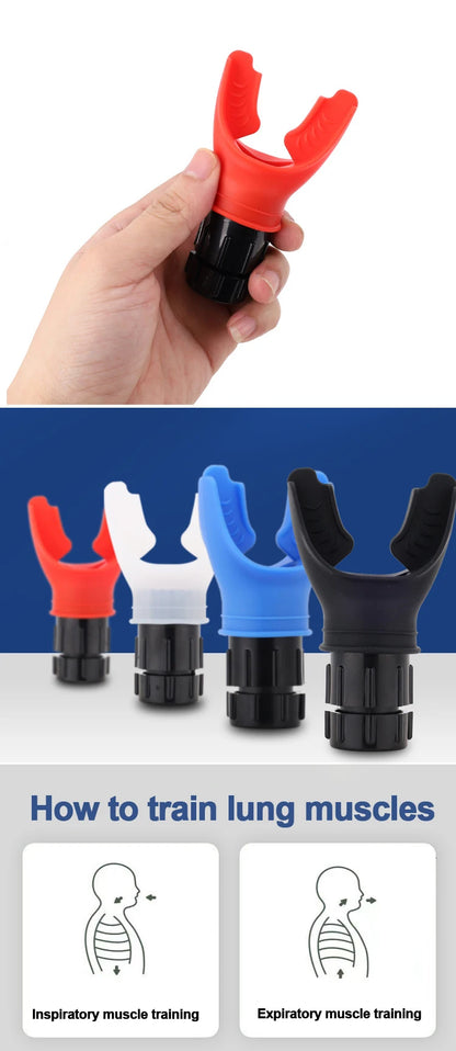 New Design Resistance Lung Breath Trainer Foodgrade Silicon Breathing Trainer