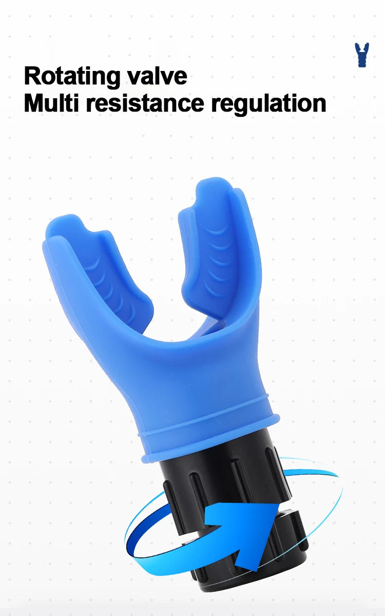 New Design Resistance Lung Breath Trainer Foodgrade Silicon Breathing Trainer