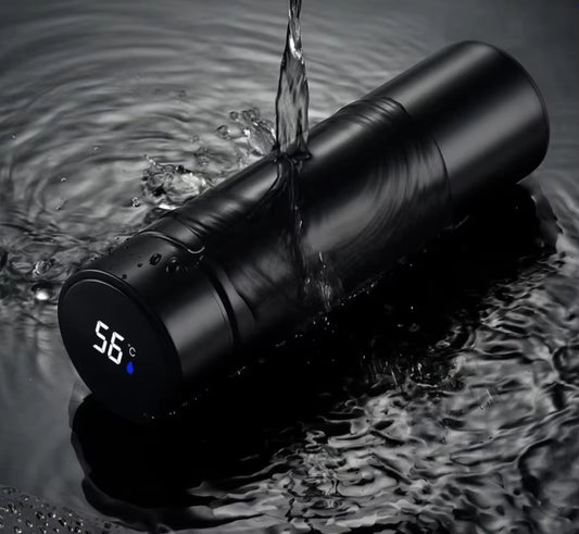 Temperature Measuring Vacuum Thermos Cup 304 Stainless Steel Portable Heat Preservation 6-12 Hours Smart Bottle Boiling Water